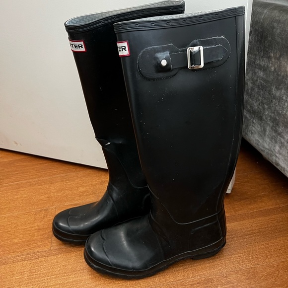 Hunter Boots Tall Black - Picture 2 of 10